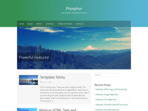 Phosphor WordPress Theme